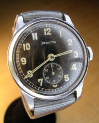 Helvetia WWII German Army wrist watch